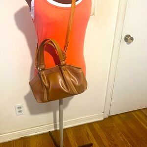 Vintage Liz Claiborne Leather Crossbody Brown